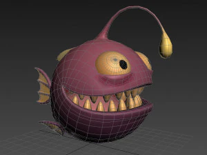 angler fish 3D Model