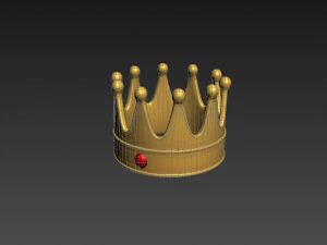 corona del re Modello 3D