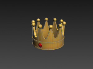 king crown Model 3D