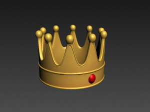 king crown Model 3D