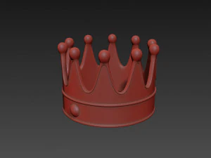 corona del re Modello 3D