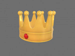 corona del re Modello 3D
