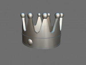 corona del re Modello 3D