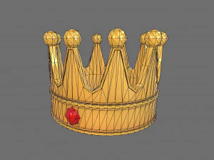 corona del re Modello 3D