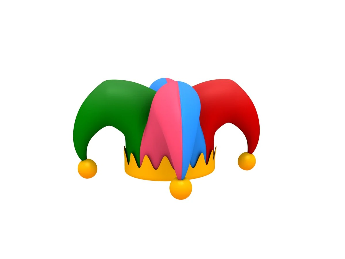 jester hat 3D Model .c4d .max .obj .3ds .fbx .stl .blend 