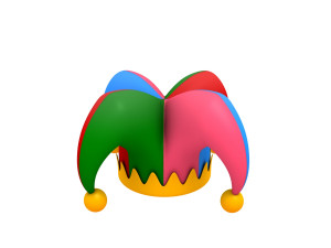 jester hat Modelo 3D