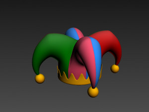 jester hat Modelo 3D