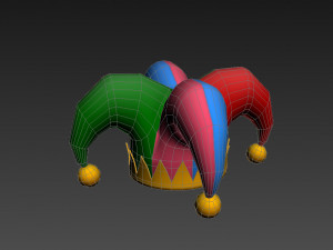 jester hat Modelo 3D