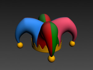 jester hat Modelo 3D