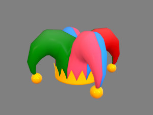 jester hat Modelo 3D