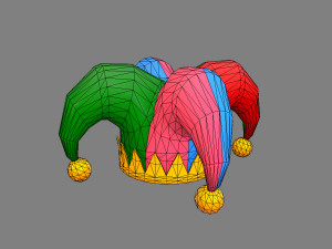 jester hat Modelo 3D