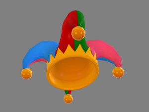 jester hat Modelo 3D