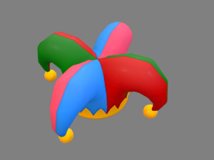 jester hat Modelo 3D