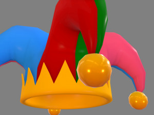 jester hat Modelo 3D