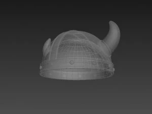 helm viking Model 3D