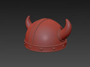 helm viking Model 3D