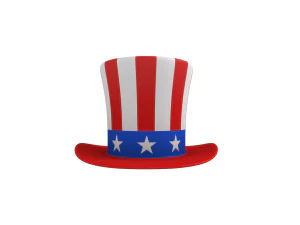 uncle sams hat 3D Model