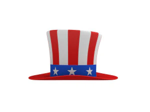 uncle sams hat 3D Model