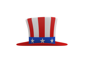 uncle sams hat Modelo 3D