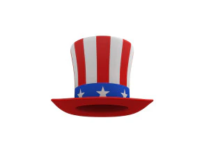 uncle sams hat 3D Model