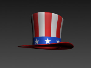 uncle sams hat Modelo 3D