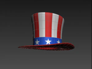 uncle sams hat 3D Model