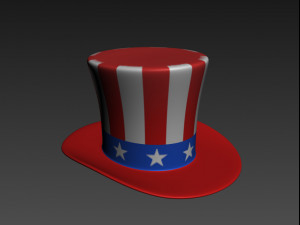 uncle sams hat Modelo 3D