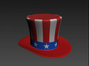 uncle sams hat 3D Model