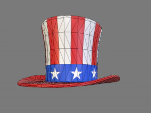uncle sams hat 3D Model