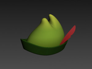 archer hat Modelo 3D