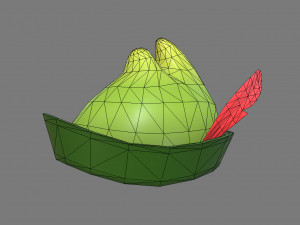 archer hat Modelo 3D