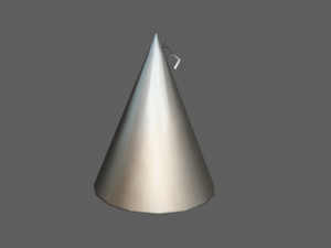 party hat Modelo 3D