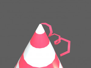 party hat Modelo 3D