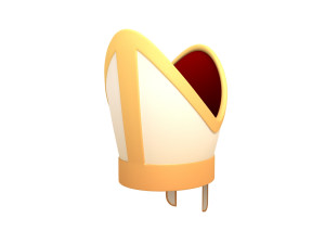 pope hat 3D-Modell