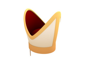 pope hat 3D मॉडल