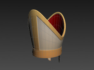 pope hat 3D मॉडल