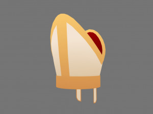 pope hat 3D मॉडल
