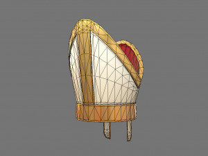 pope hat 3D मॉडल