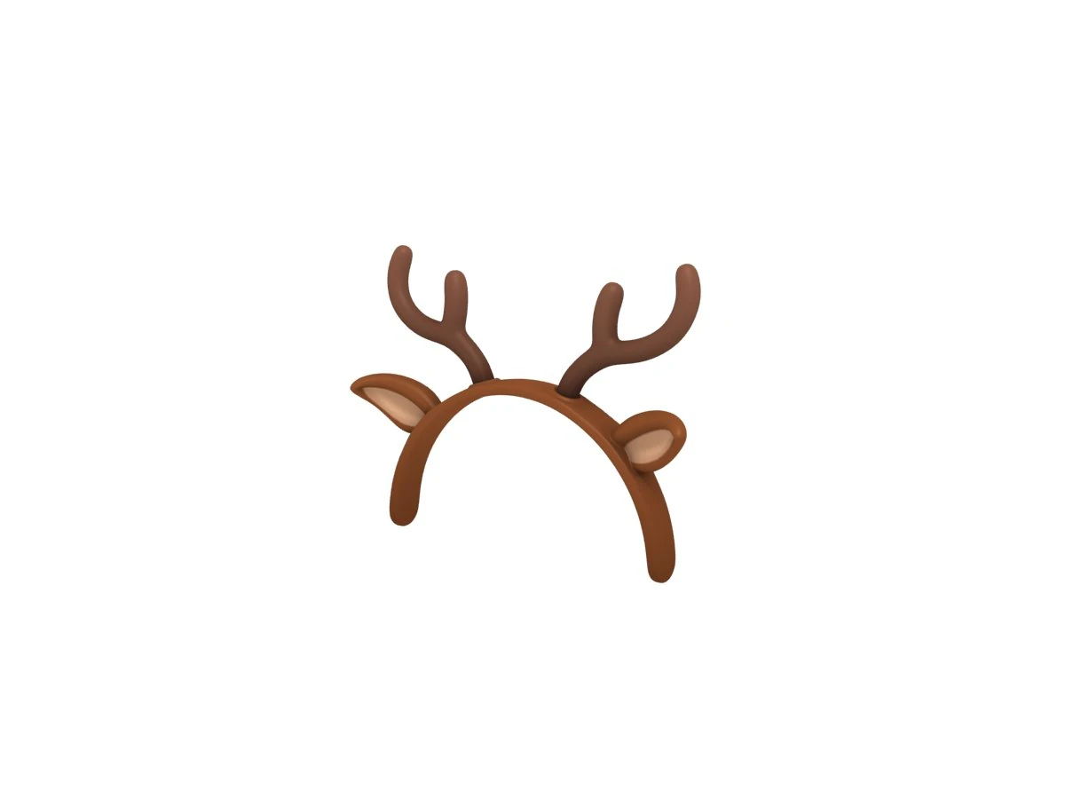 deer ear headband 3D Model .c4d .max .obj .3ds .fbx .stl .blend 