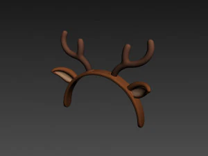 deer ear headband 3D Model