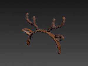 deer ear headband 3D Model