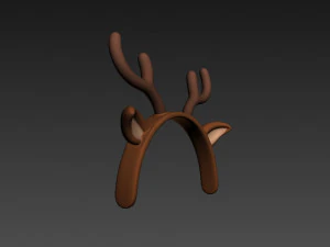 deer ear headband 3D Model