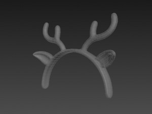 deer ear headband Modelo 3D
