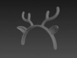 deer ear headband 3D Model