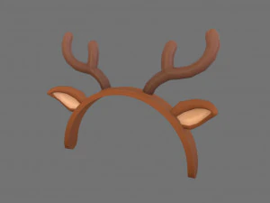 deer ear headband 3D Model
