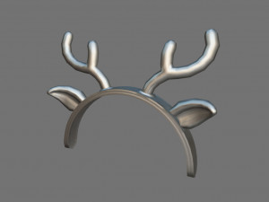 deer ear headband Modelo 3D