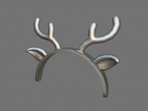 deer ear headband 3D Model