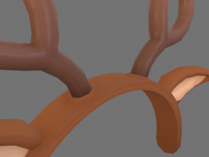 deer ear headband Modelo 3D