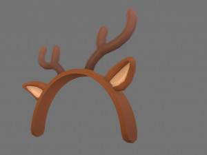 deer ear headband Modelo 3D