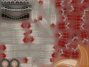 native american headdress 3D Model